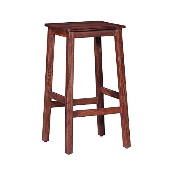 Furnisquare Solid Sheesham Wood Bar Table (Brown)